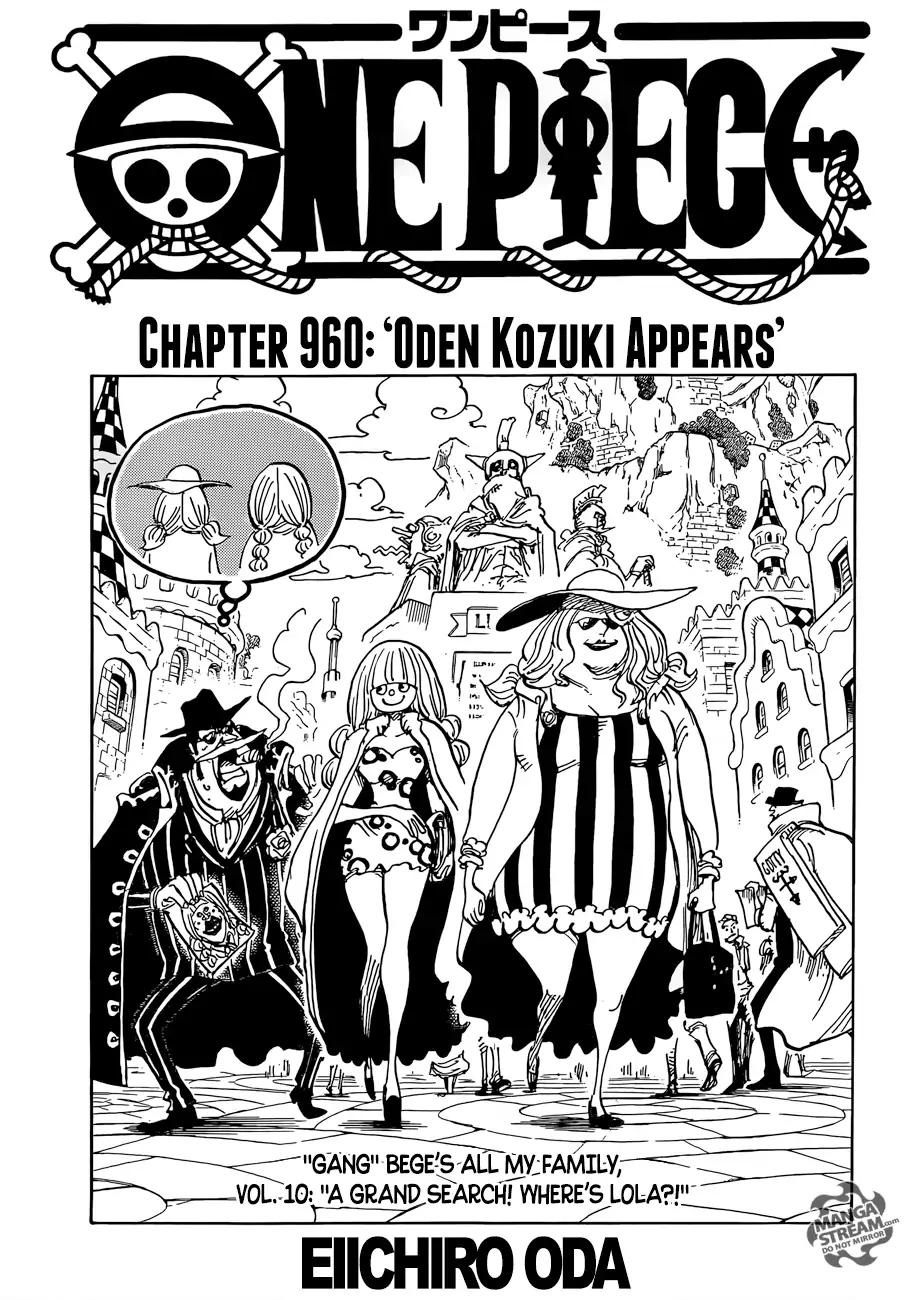 One Piece Chapter 960 1